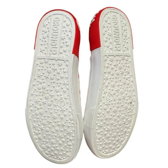 Disney Minnie Mouse Canvas Slip-On Shoes For Girl's Size 2 NWOT - Picture 3 of 11